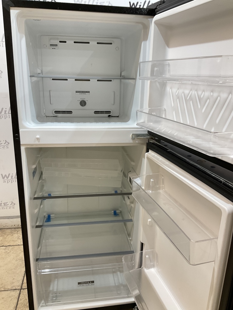 Whirlpool Used Refrigerator Top and Bottom 24x61 1/2” (Black)