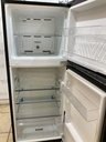Whirlpool Used Refrigerator Top and Bottom 24x61 1/2” (Black)