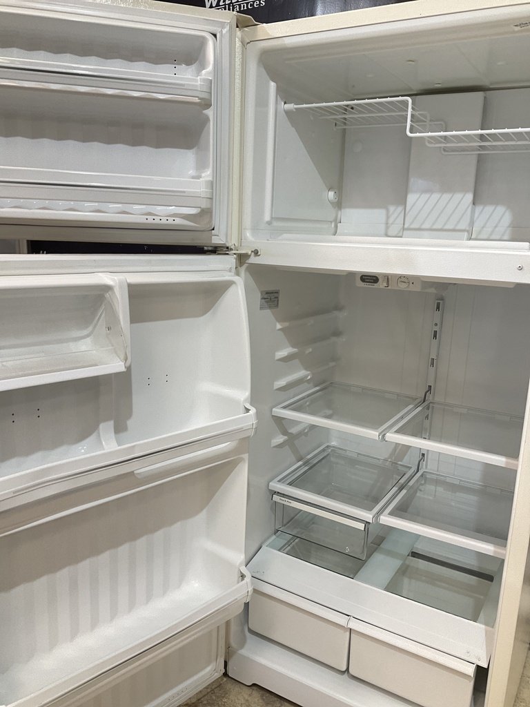 Ge Used Refrigerator Top and Bottom 28x64 1/2” (Bisque)