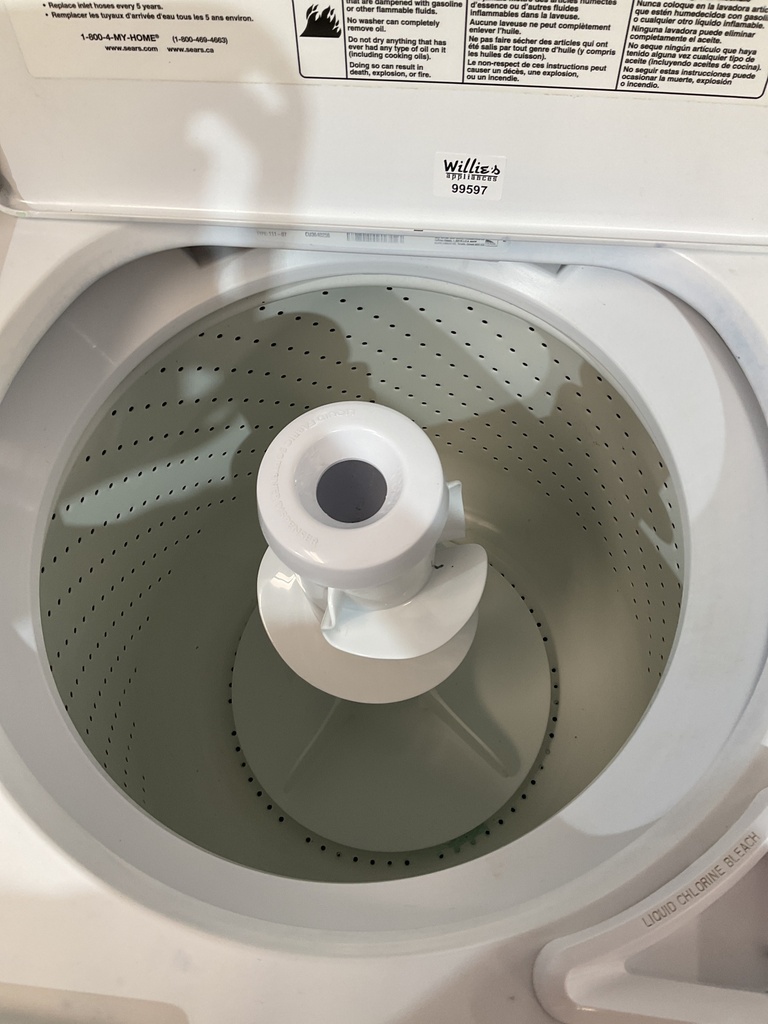 Kenmore Used Washer Top-load 27inches (White) 
