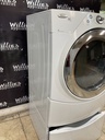Whirlpool Used Electric Dryer 220volts (30 AMP) 27inches {4 prong} (White) 