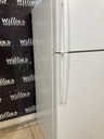 Ge Used Refrigerator Top and Bottom 28x64 1/2” (white) 