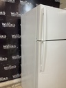 Ge Used Refrigerator Top and Bottom 28x66 1/2” (White) 
