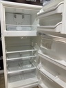 Frigidaire Used Refrigerator Top and Bottom 30x65 1/2” (White) 