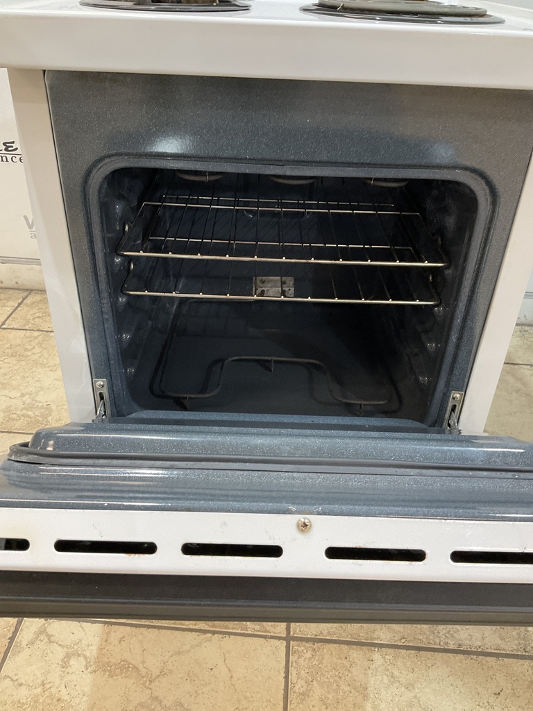 Tappan Used Electric Stove 220volts (40/50 AMP) 24inches {3 prong} (White) 