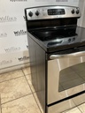 Ge Used Electric Stove 220volts (40/50 AMP) 30inches {4 prong} (Stainless Steel) 