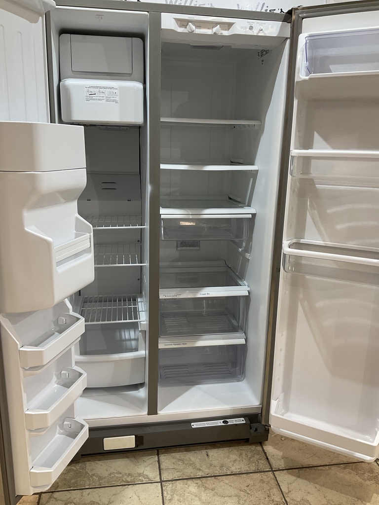 Frigidaire Used Refrigerator Side by Side 36x68 1/2” (Stainless Steel) 