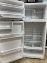 Ge Used Refrigerator Top and Bottom 28x67 (White) 