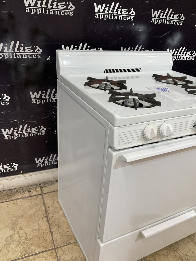 Premier Used Natural Gas Stove 30inches (White) 