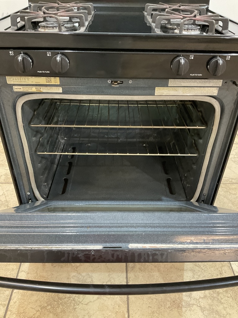 Amana Used Natural Gas Stove 30inches (Black)