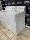 Kenmore Used Electric Set Washer/Dryer 220volts (30 AMP) 27inches {3 prong} (White) 