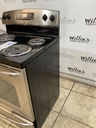 Ge Used Electric Stove 220volts (40/50 AMP) 30inches {no cord} (Stainless steel) 