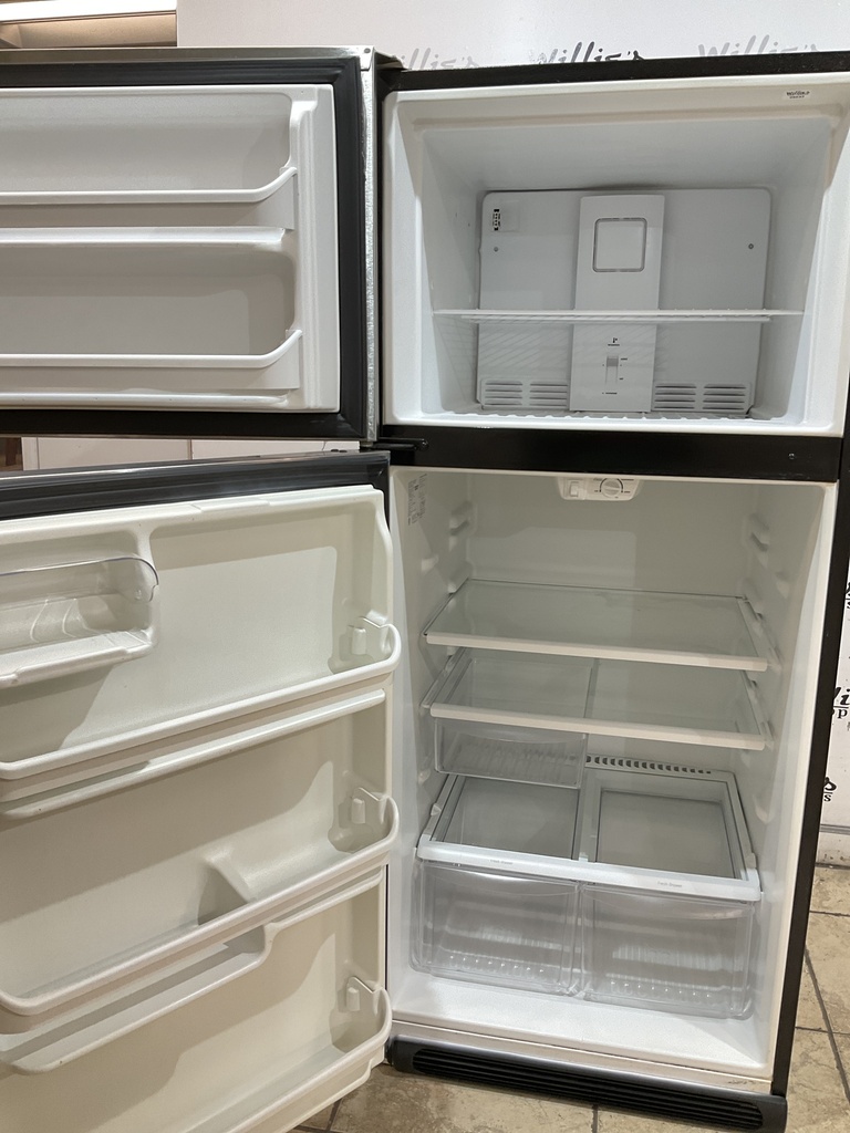 Frigidaire Used Refrigerator Top and Bottom 30x68 1/2” (Stainless Steel) 