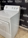 Whirlpool Used Electric Dryer 220volts (30 AMP) 27inches {3 prong} (White) 