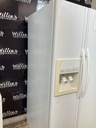 Whirlpool Used Refrigerator Side by Side 36x68 1/2” (White) 