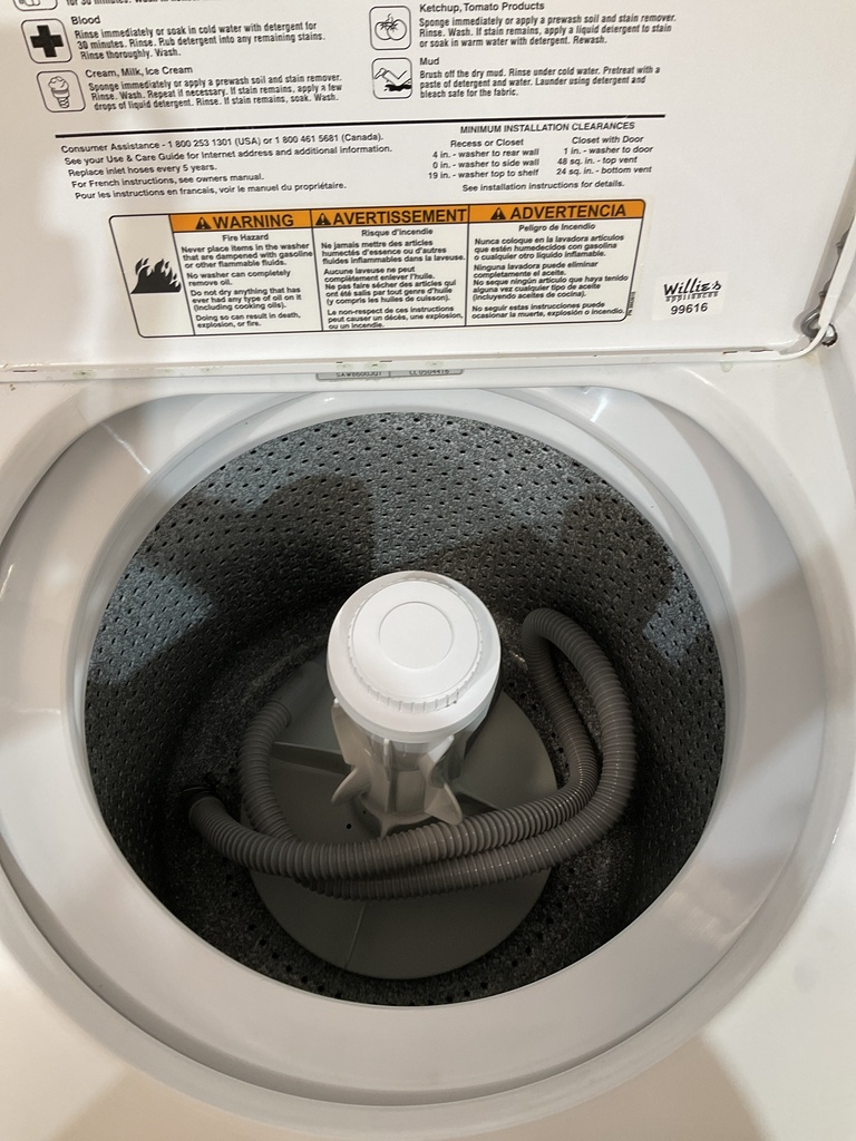 Kirkland Used Washer Top-load 24inches (White) 