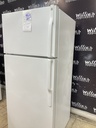 Ge Used Refrigerator Top and Bottom 28x64 1/2” (White) 