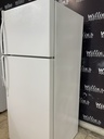 Whirlpool Used Refrigerator Top and Bottom 28x67 1/2” (White) 