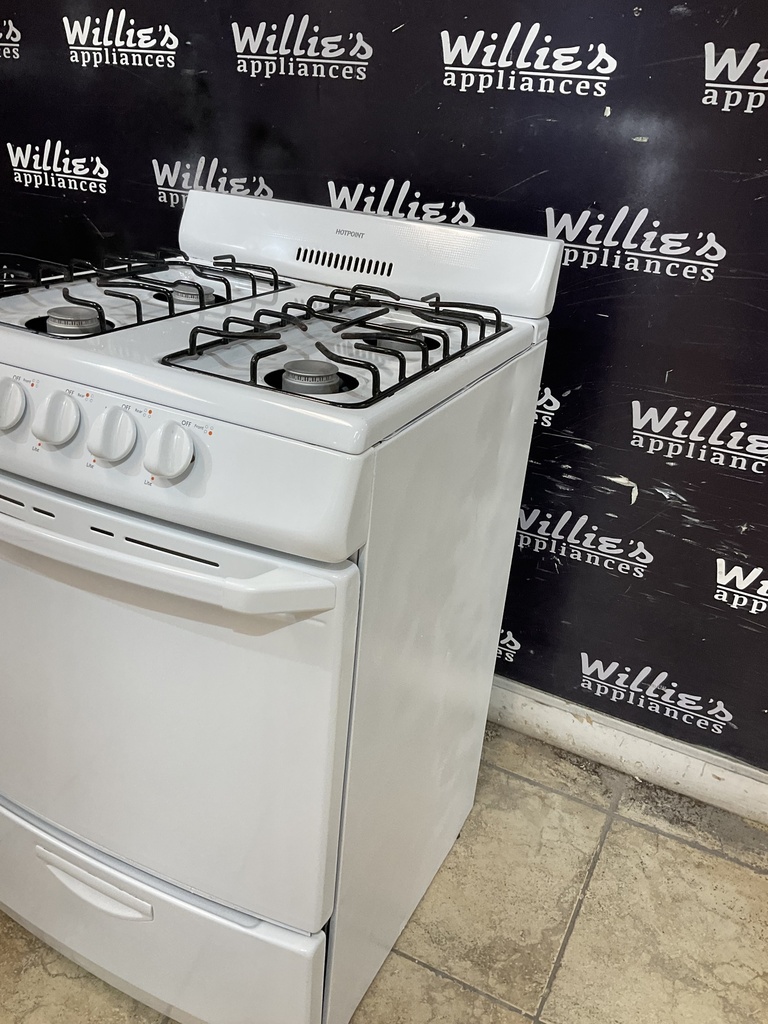 Hotpoint Used Natural Gas Stove 24inches (White) 