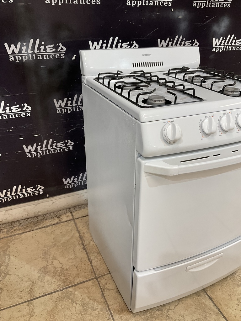Hotpoint Used Natural Gas Stove 24inches (White) 