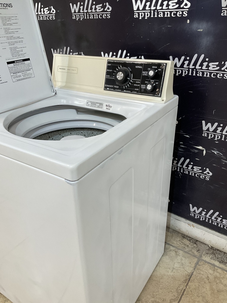 Kenmore Used Washer top-load 27inches (White) 