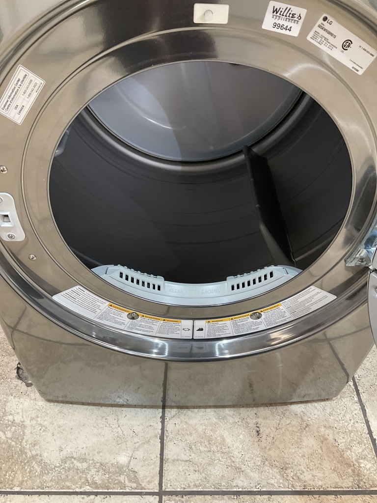 Lg Used Electric Dryer 220volts (30 AMP) 27inches {3 prong} (Grey)