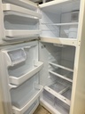 Ge Used Refrigerator Top and Bottom 28x66 1/2” (Bisque)