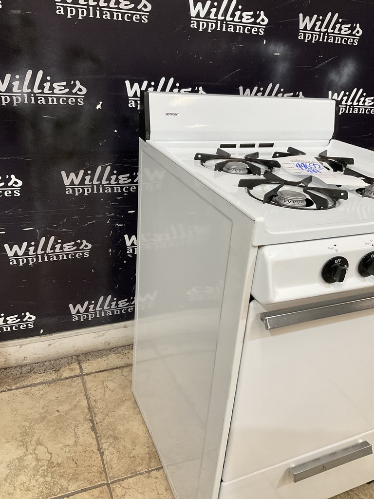 Hotpoint Used Natural Gas Stove 24inches (White) 