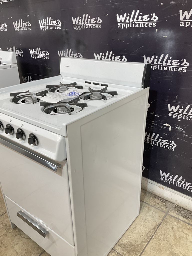 Hotpoint Used Natural Gas Stove 24inches (White) 