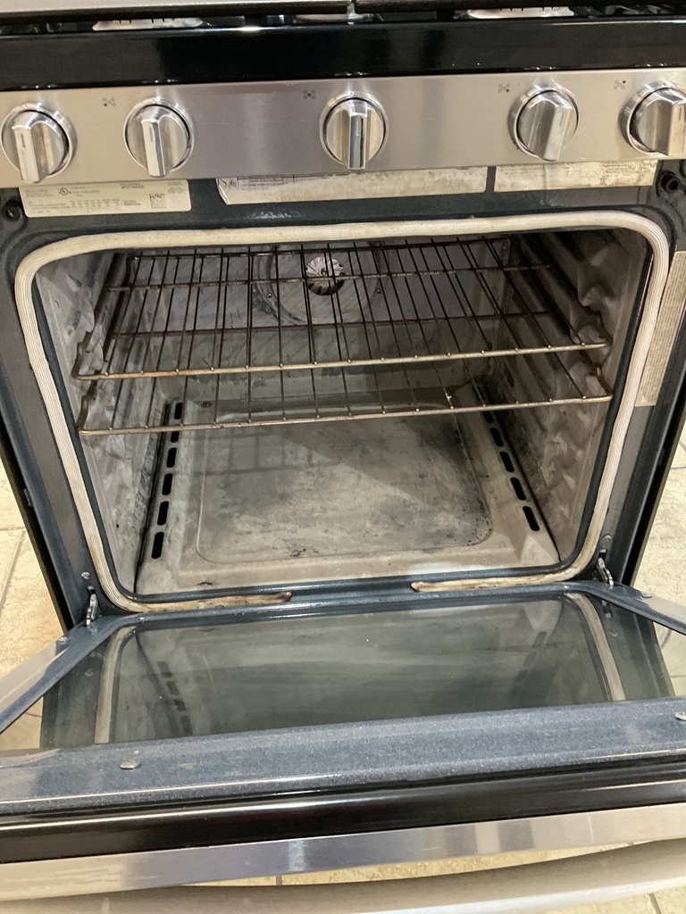 Whirlpool Used Natural Gas Stove 30inches (Stainless Steel) 