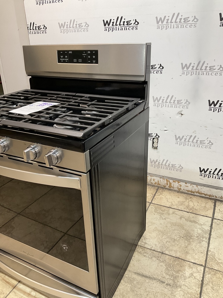 Whirlpool Used Natural Gas Stove 30inches (Stainless Steel) 