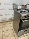 Avanti Used Electric Stove 220volts (40/50 AMP) 23 1/2” (Stainless Steel) 