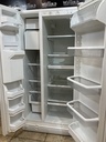 Whirlpool Used Refrigerator Side by Side 33x65 1/2” (White) 