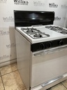 Hotpoint Used Natural Gas Stove 30inches (White/Black) 