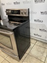 Samsung Used Electric Stove Double Oven 220volts (40/50 AMP) 30inches {3 prong} (Stainless steel) 