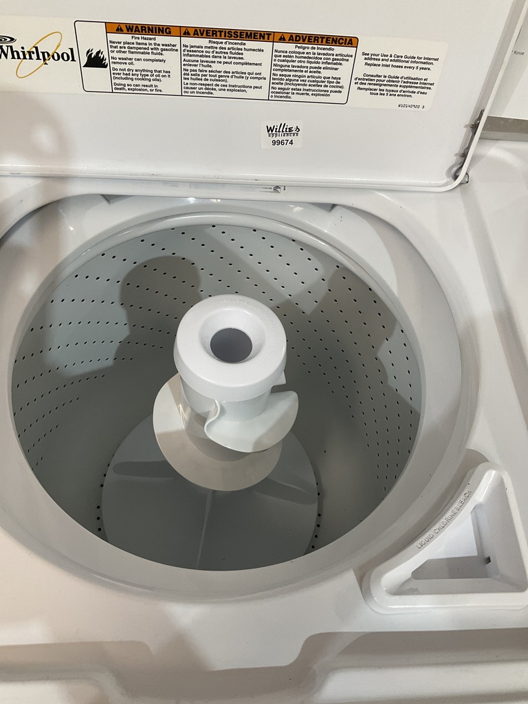 Whirlpool Used Washer Top-load 27inches (White) 