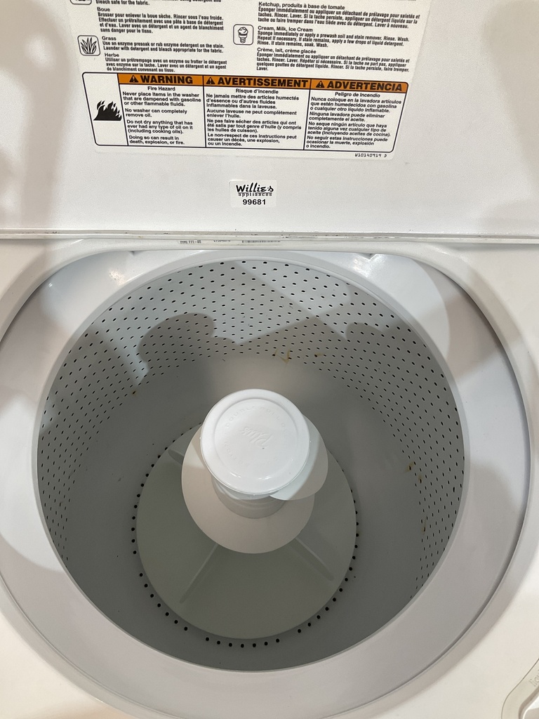 Kenmore Used Washer Top-load 27inches (White) 