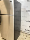 Frigidaire Used Refrigerator Top and Bottom 28 1/2” x 65 1/2” (Stainless Steel) 