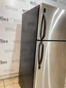 Frigidaire Used Refrigerator Top and Bottom 28 1/2” x 65 1/2” (Stainless Steel) 