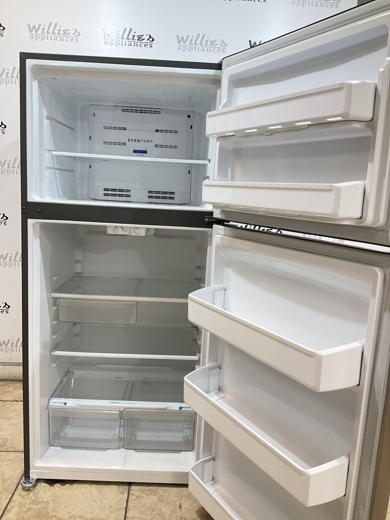 Frigidaire Used Refrigerator Top and Bottom 30x65 1/2” (Stainless Steel) 