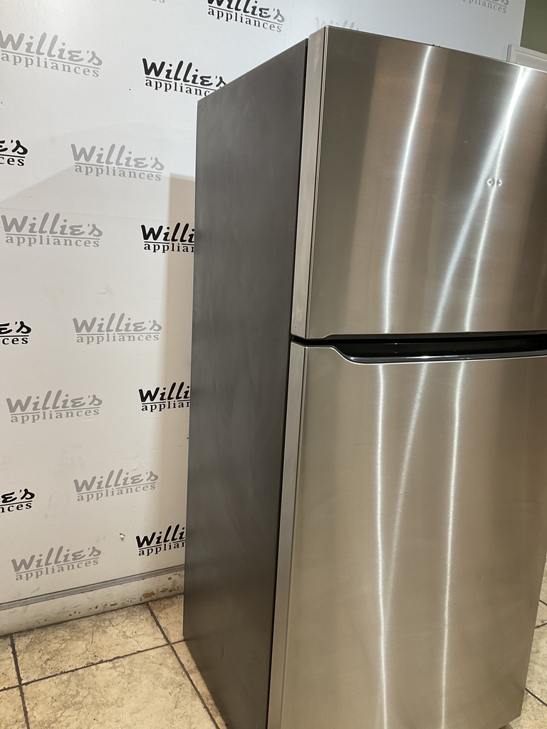 Frigidaire Used Refrigerator Top and Bottom 30x65 1/2” (Stainless Steel) 