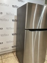 Frigidaire Used Refrigerator Top and Bottom 30x65 1/2” (Stainless Steel) 