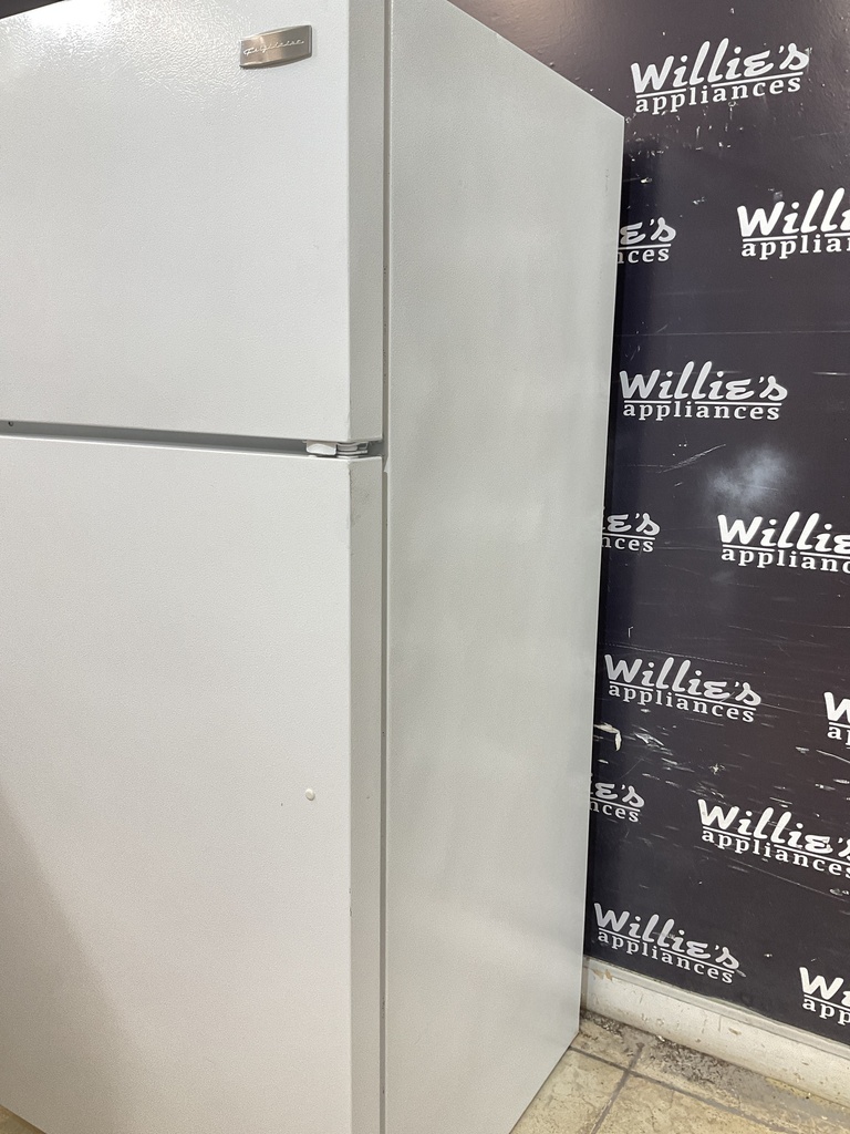 Frigidaire Used Refrigerator Top and Bottom 30x65 1/2” (White) 