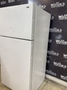 Hotpoint Used Refrigerator Top and Bottom 28x61 1/2” (White) 