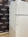 Ge Used Refrigerator Top and Bottom 28x67 (White) 