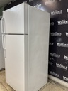 Ge Used Refrigerator Top and Bottom 28x67 (White) 