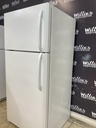 Frigidaire Used Refrigerator Top and Bottom 30x65 1/2’ (White) 