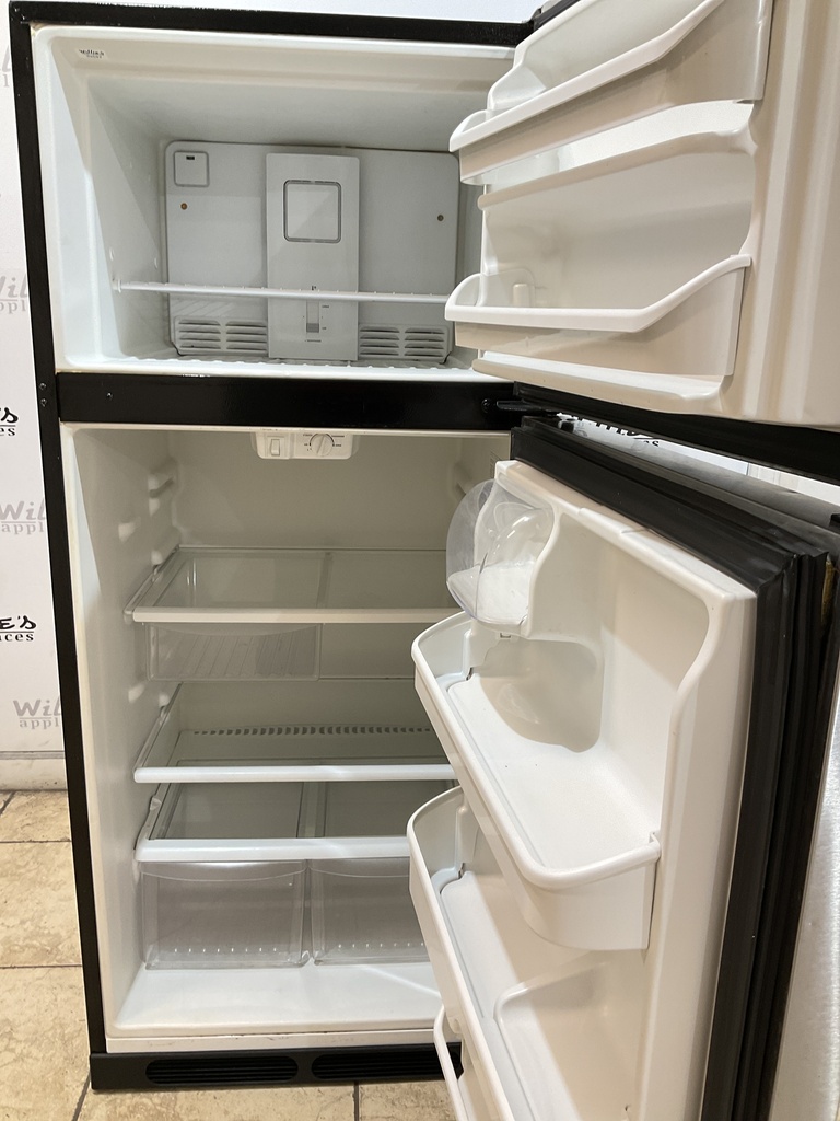 Frigidaire Used Refrigerator Top and Bottom 28x64 1/2” (Stainless Steel)