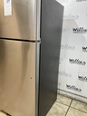 Ge Used Refrigerator Top and Bottom 28x64 (Stainless Steel) 