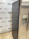 Ge Used Refrigerator Side by Side Counter Depth 36x69 (Stainless Steel) 